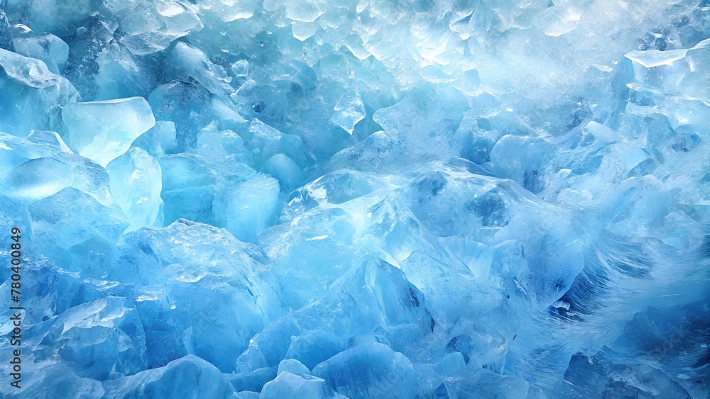 AI-generated illustration of ice texture background