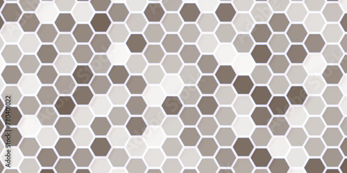 Seamless pattern of the hexagonal net.  Abstract geometry and white hipster fashion hexagon pattern  Embossed Hexagon ,