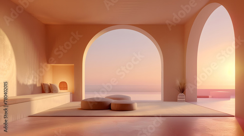 modern living room, interior design.