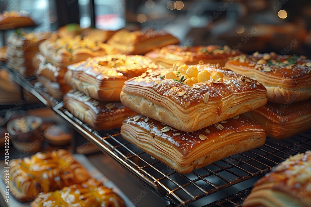 AI generated illustration of a local bakery pastry shop AI generated illustration of a local bakery pastry shop