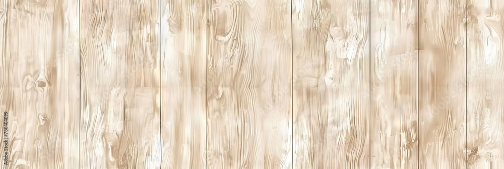 Obraz premium beige wood texture background, brown wooden plank, banner