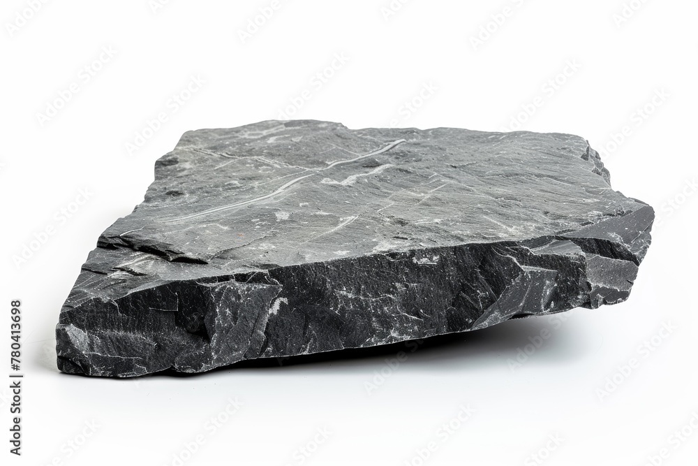 An AI generated image of a stone rock on a white background isolated. An AI generated image of a stone rock on a white background isolated.