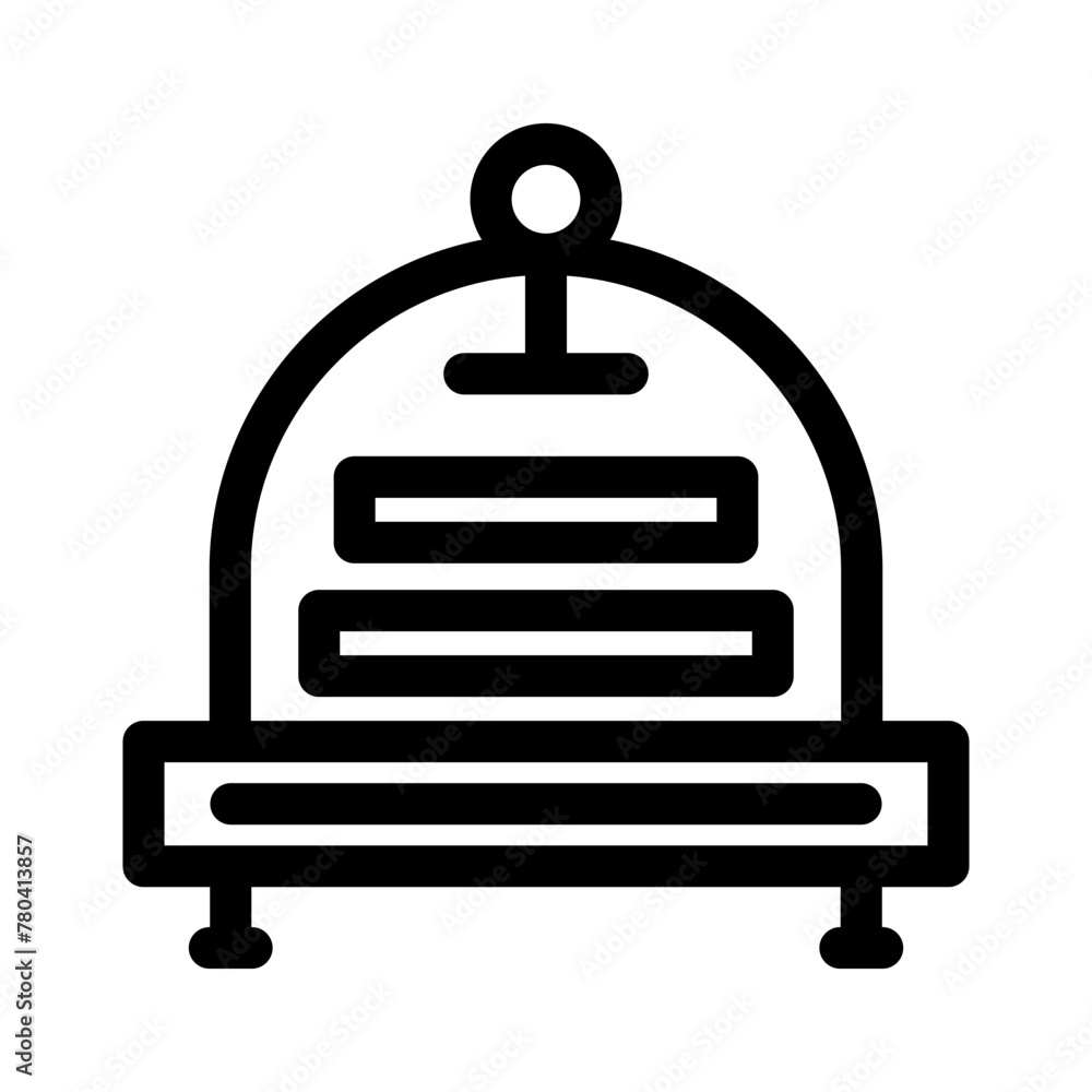 hotel trolley icon or logo isolated sign symbol vector illustration - high quality black style vector icons hotel trolley icon or logo isolated sign symbol vector illustration - high quality black style vector icons