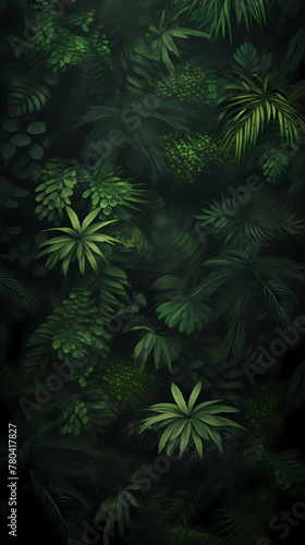 Forest ecological aerial photography