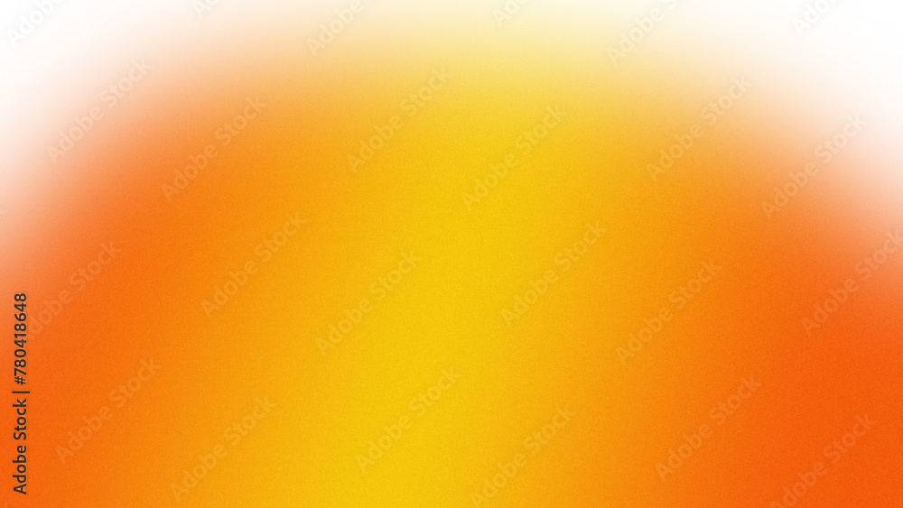 Yellow Orange , color gradient rough Shape abstract background shine bright light and glow template empty space , grainy noise grunge texture on transparent background cutout