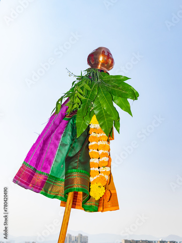 Image Of Gudi On Gudi Padwa Marathi New Year