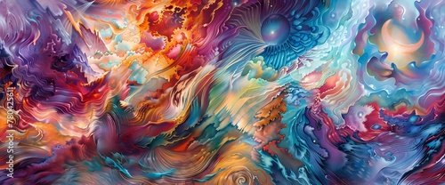 A luminous tapestry of color unfolds before the eyes, each thread a shimmering testament to the beauty of the universe.
