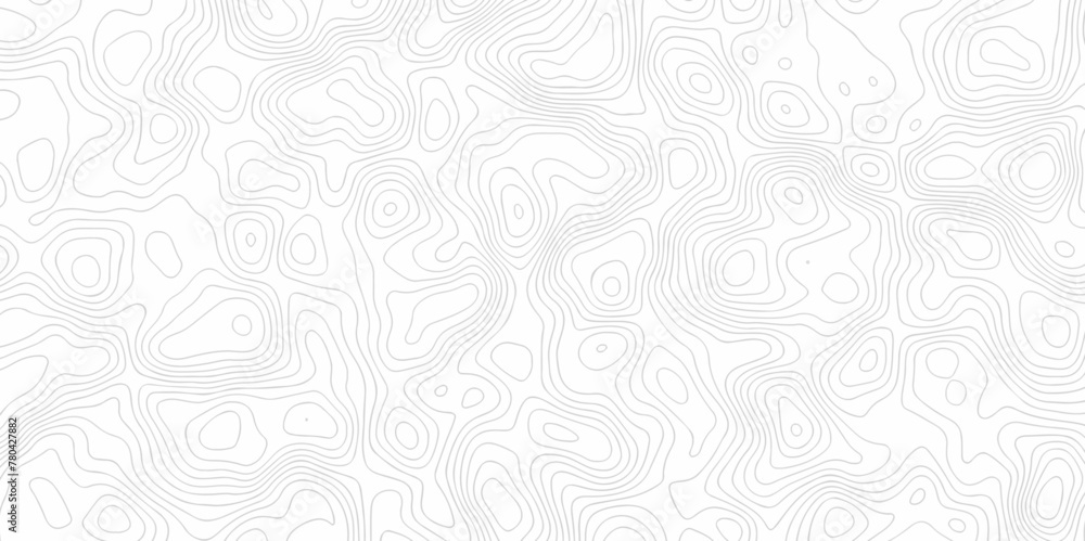 Seamless pattern with lines Topographic map. Geographic mountain relief. Abstract lines background. Contour maps. Vector illustration, Topo contour map on white background, Topographic contour lines