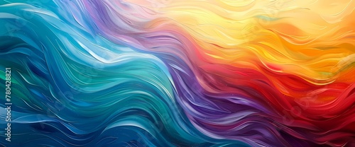 Chromatic waves ebb and flow, creating a hypnotic rhythm that resonates with the very essence of existence.