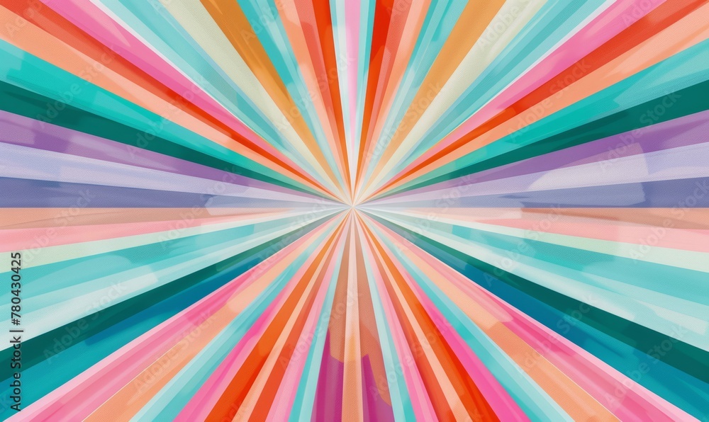 A colorful rainbow burst pattern in cute illustration style and very simple. A colorful rainbow burst pattern in cute illustration style and very simple.