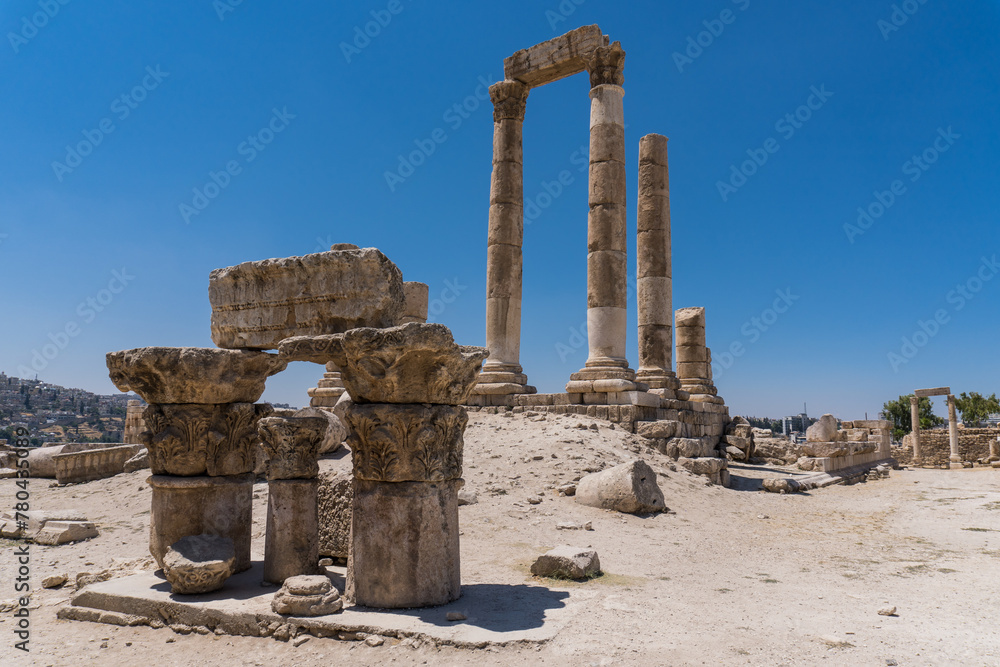 Citadel in Amman, Jordan (Temple of Hercules)