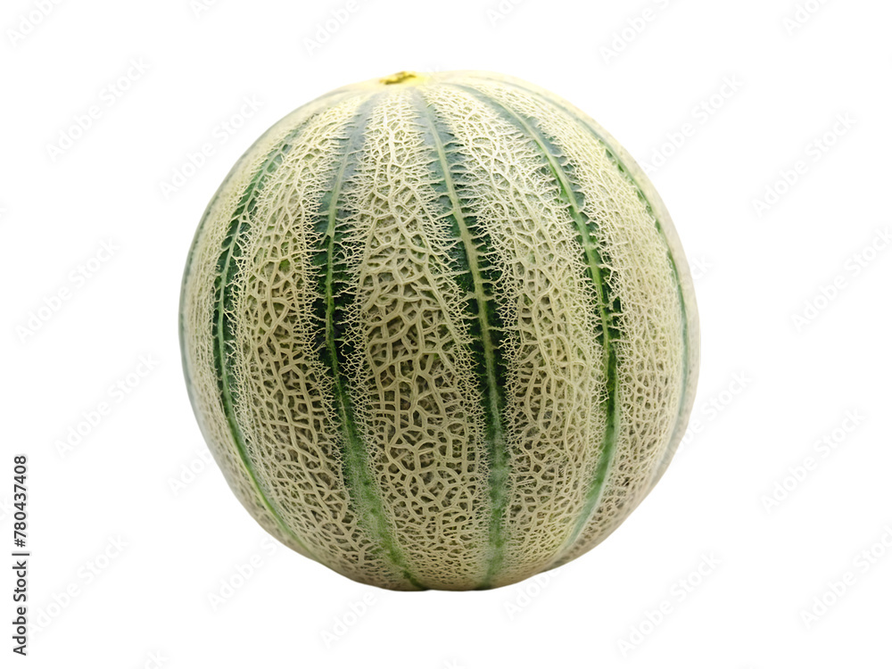Ermelon fruits isolated on transparent background Ermelon fruits isolated on transparent background