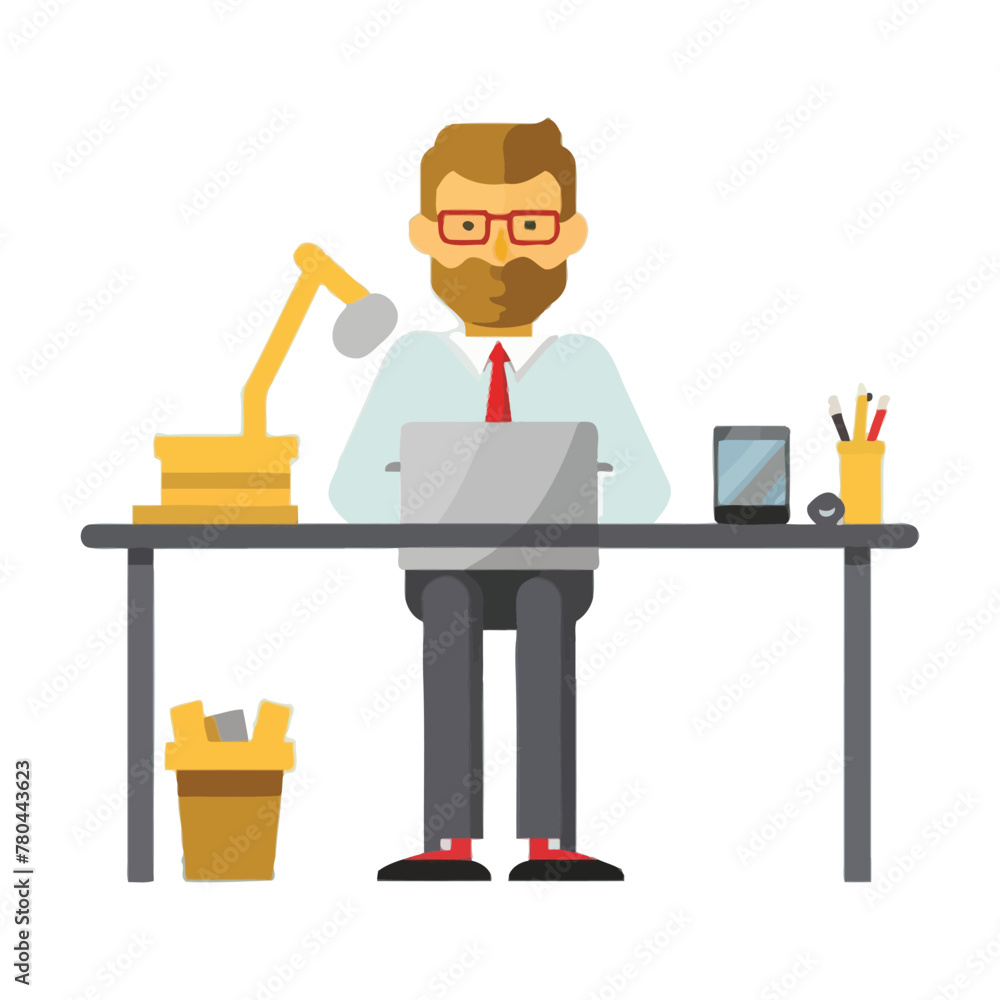 IT Manager Illustration IT Manager Illustration