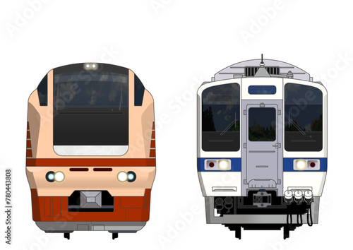 福島の列車No.5_E653系1000番台 / 415系1500番台_Japanese Railroad Cars in "Fukushima"
