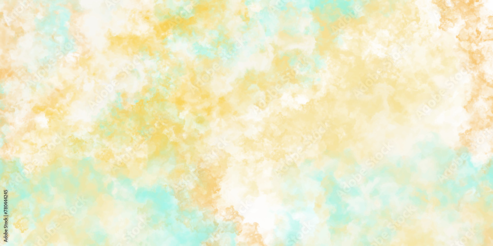 Soft green and yellow background watercolor backdrop paint paper texture. Beautiful green and yellow watercolor splash design. Abstract watercolor background for poster, banner, wallpaper and templa
Soft green and yellow background watercolor backdrop paint paper texture. Beautiful green and yellow watercolor splash design. Abstract watercolor background for poster, banner, wallpaper and templa