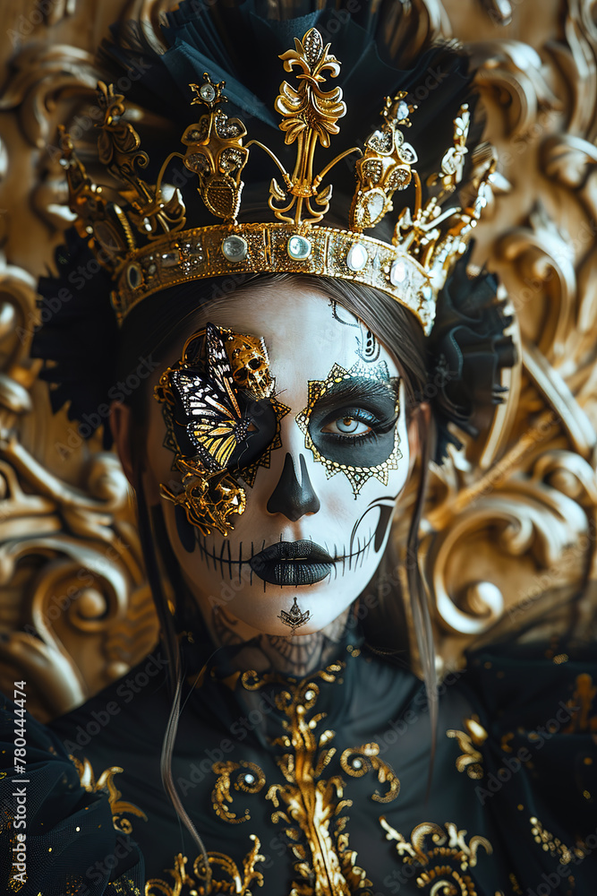 Queen of Skulls. Santa Muerto