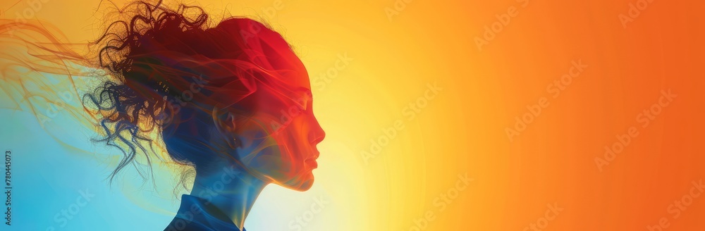 woman with hair in dress woman with hair in dress