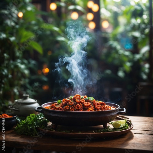 Nakji jeongol (spicy octopus stew) photo