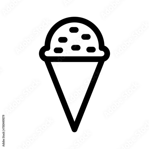 snow cone icon or logo isolated sign symbol vector illustration - high quality black style vector icons
