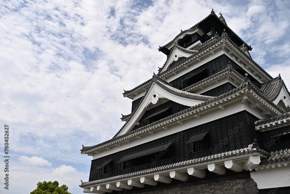 Kumamoto Castle, a famous landmark Kumamoto Castle, a famous landmark