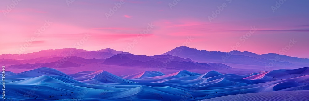 Fototapeta premium sunset in the mountains