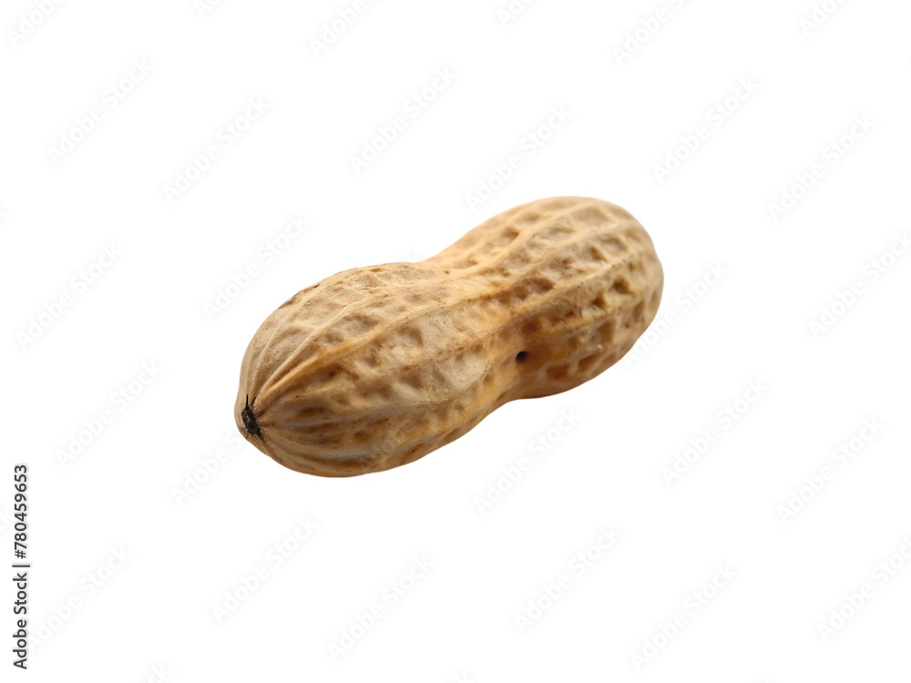 Peanuts on a white background Peanuts on a white background