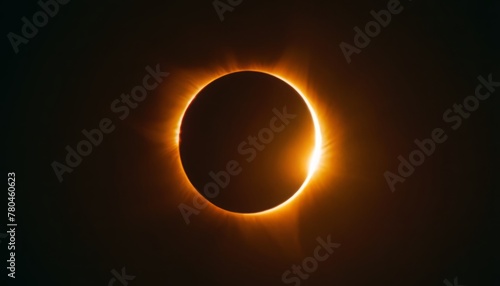 total solar eclipse, scientific background photo
