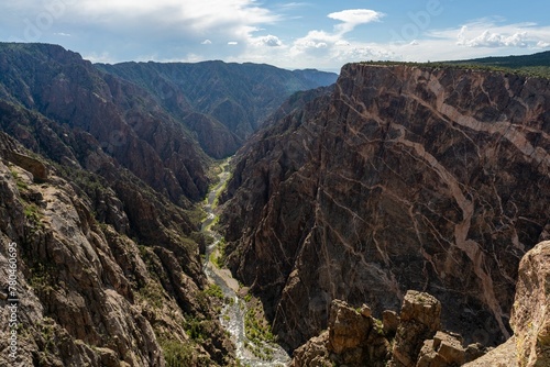 Beautiful view of the Black Canyon of the Gunnison National Park, Colorado