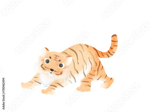 Chinese zodiac - tiger (ID: 780462494)