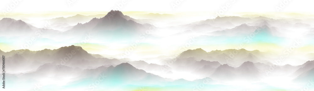 landscape with clouds and sun landscape with clouds and sun