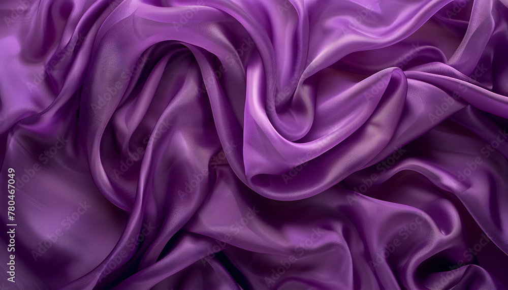 Fototapeta premium Purple fabric background for products photoshoot