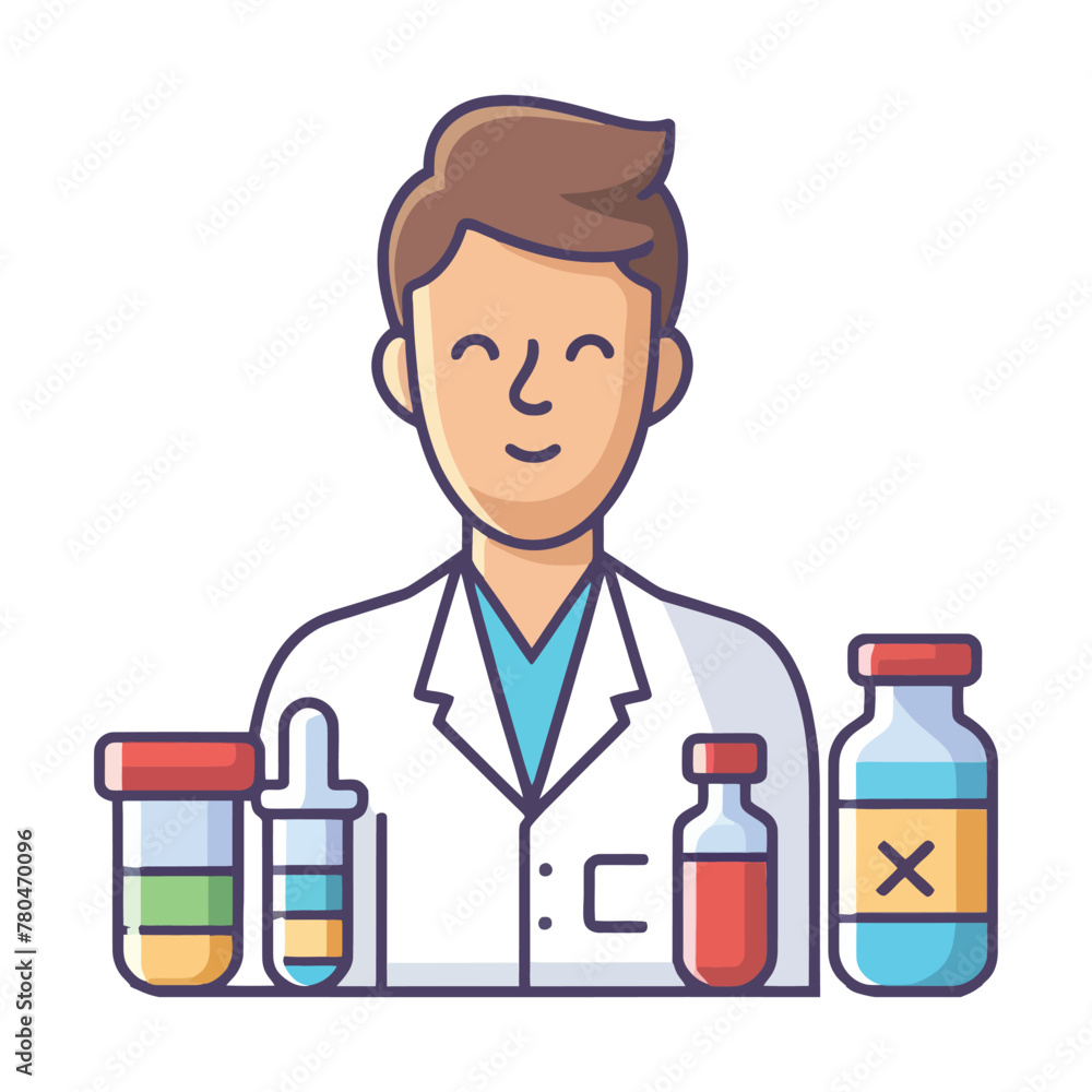 Pharmacist Illustration Pharmacist Illustration