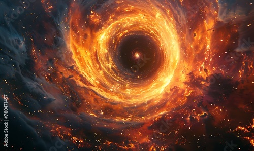 Exploring Cosmic Phenomena, Black Holes, Wormholes, Spirals in Abstract Universe