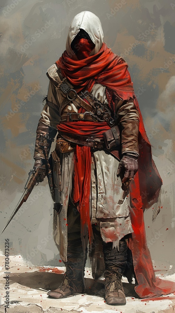 Designing costumes and weapons for characters in a historical war game Designing costumes and weapons for characters in a historical war game