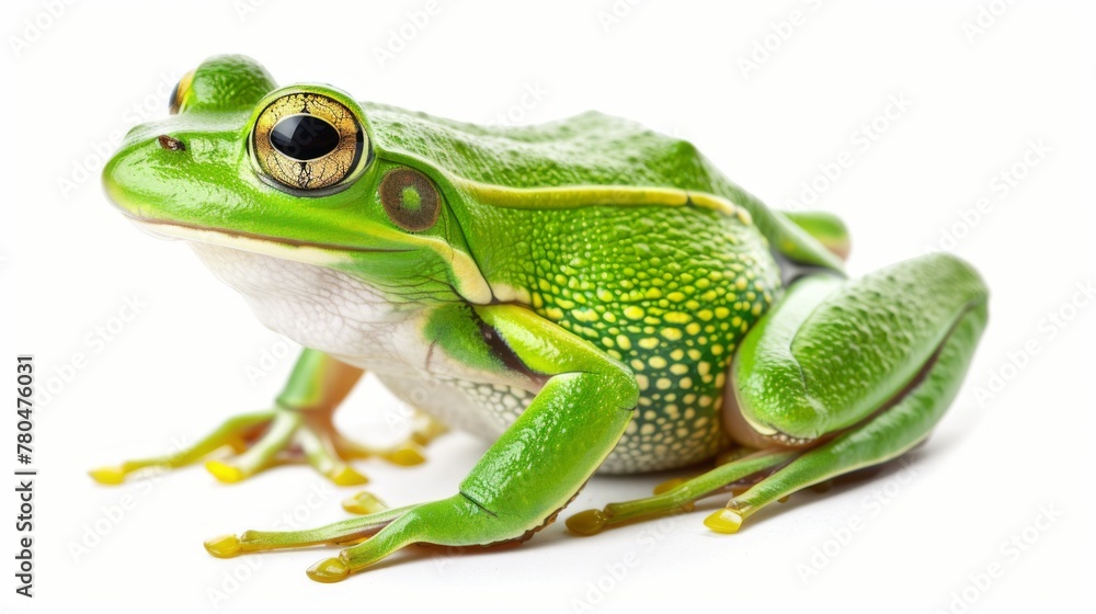 Obraz premium Frog on a white background