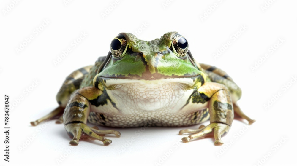 Frog on a white background Frog on a white background