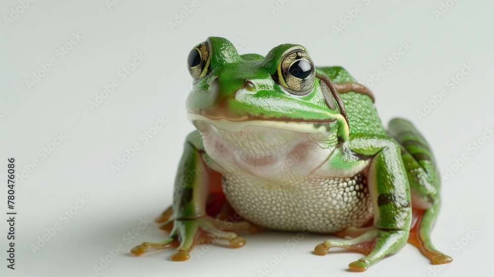 Fototapeta premium Frog on a white background