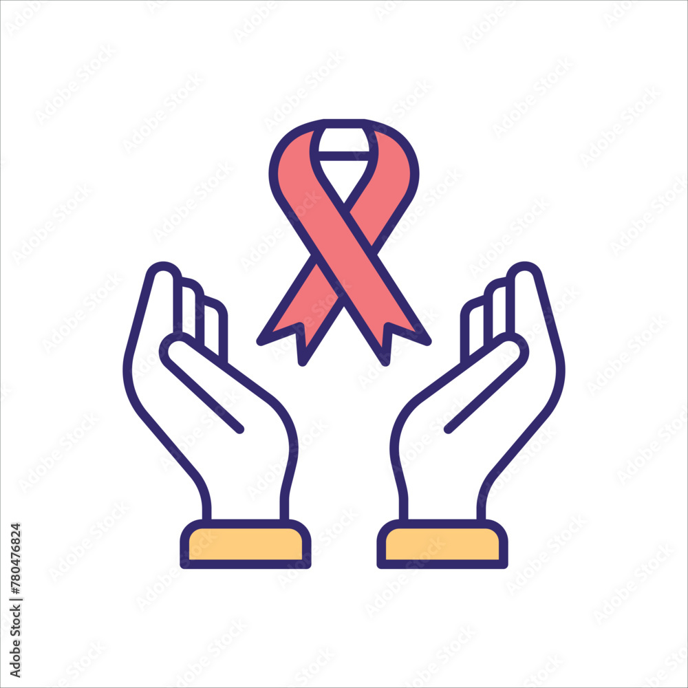 Ribbon vector icon Ribbon vector icon