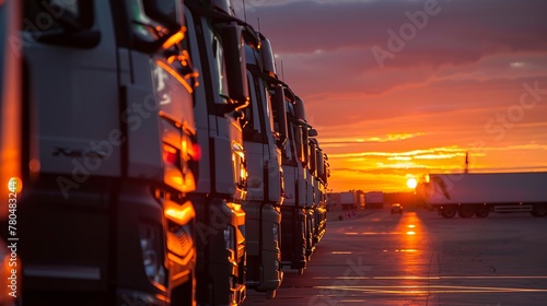 L' alba del camionista  photo