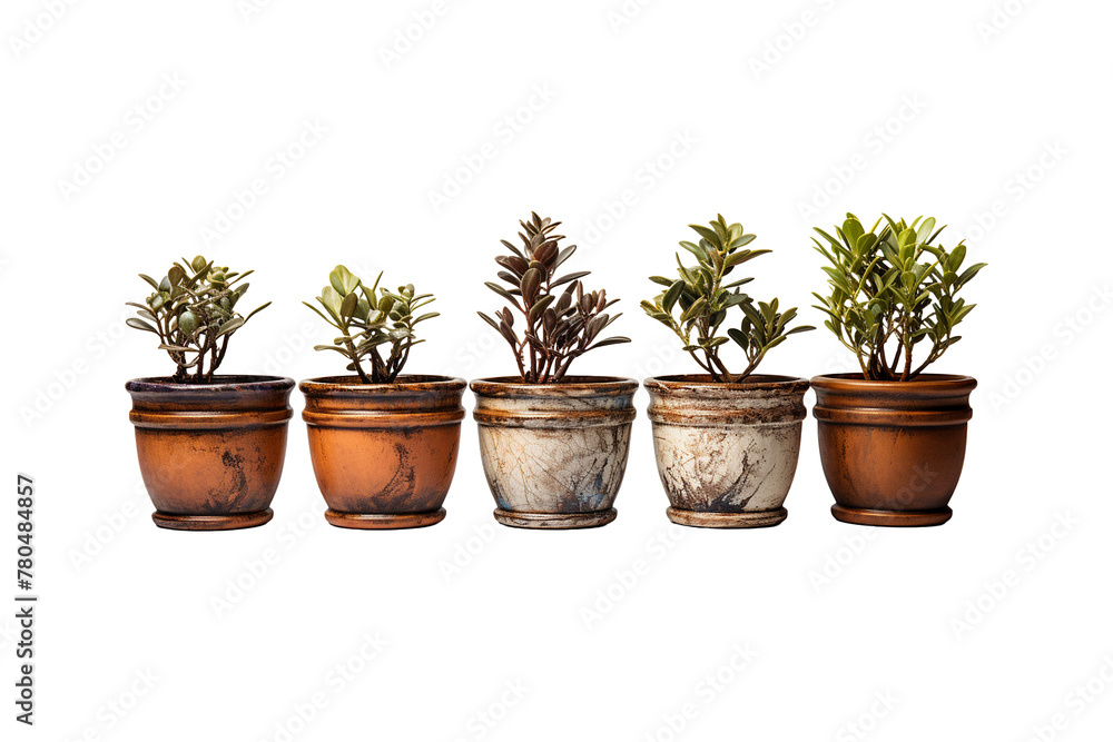 Nursery Pots on transparent background. Nursery Pots on transparent background.