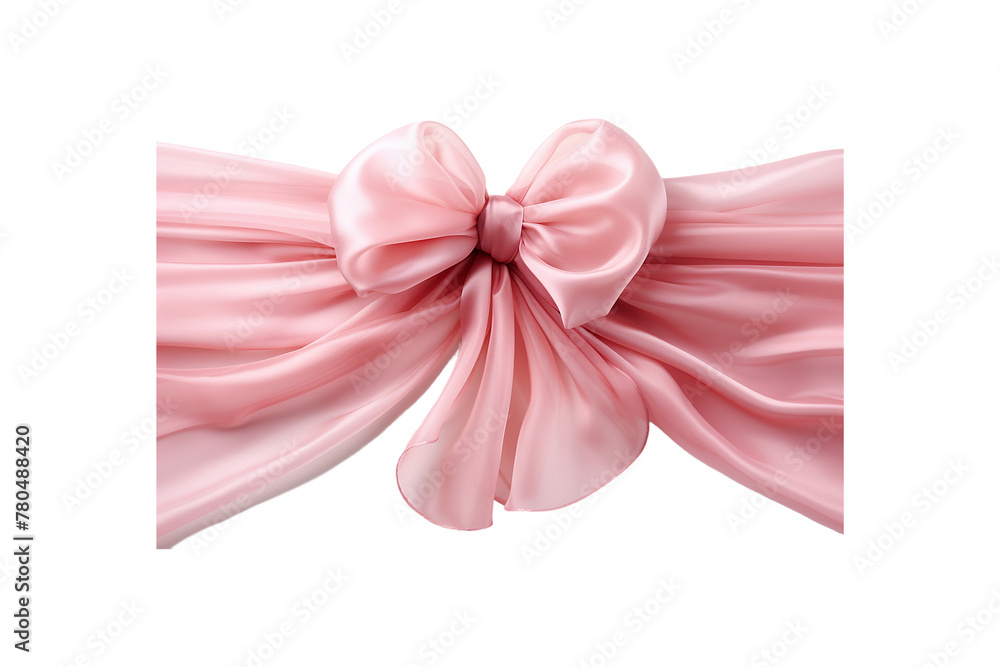 Organza Ribbon on transparent background. Organza Ribbon on transparent background.