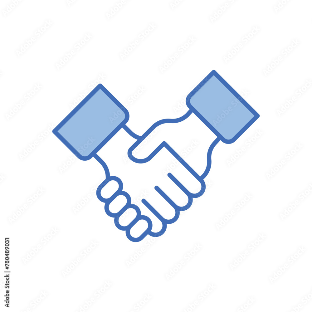 Peace handshake vector icon Peace handshake vector icon