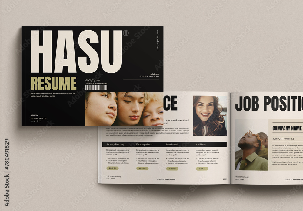 Modelo de CV Resume Booklet Template - 1000 F 780491829 Sk2cFXSv3WN6JUXln2tNT3JlavfnNEKb 