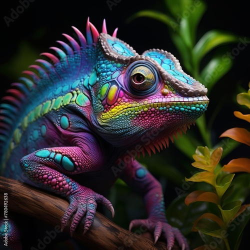 Chameleon Charm  Mesmerizing Images of Colorful Reptilian Wonders