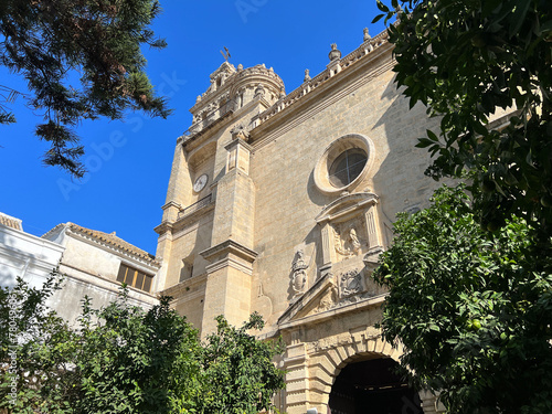 Obraz na płótnie Iglesia san francisco in Sanlucar de Barrameda w salonie