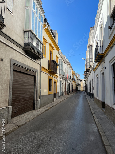 Street in the city Sanlucar de Barrameda © TravelTelly