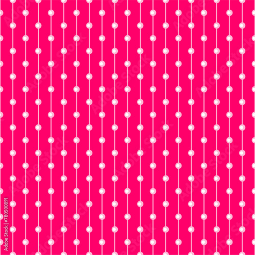 Seamless glamour print pattern with beads jewelry art decor wallpaper for textile, package, paper
