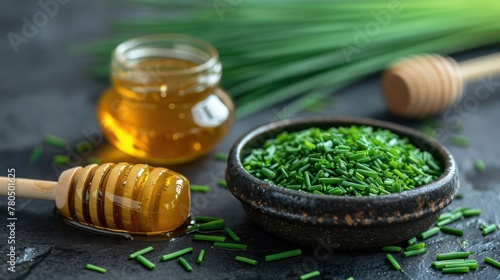 chives and honey for culinary inspiration