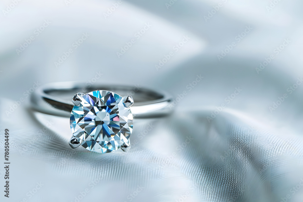 A diamond ring in a studio scene that clearly shows off the details of the ring's design. A diamond ring in a studio scene that clearly shows off the details of the ring's design.