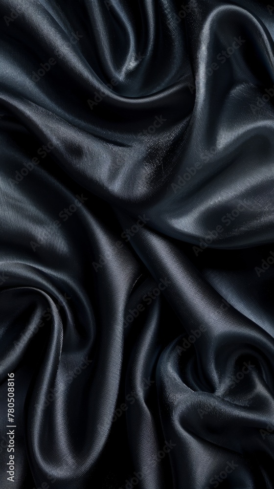 Fototapeta premium black fabric texture background, abstract